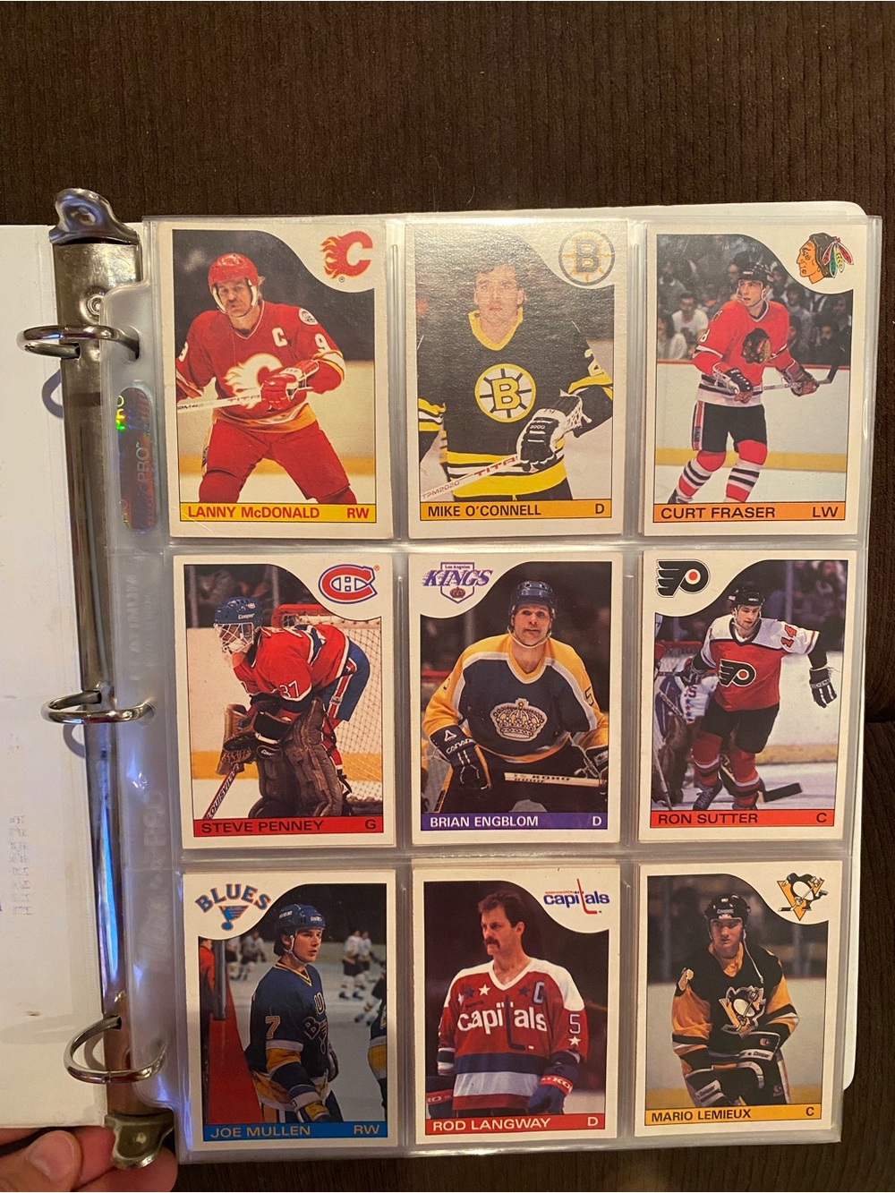 1985-86 OPC O-Pee-Che Complete Hockey set NM Avg. Lemieux RC MacInnis 264 cards